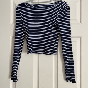 Cropped Stripped Crop Top